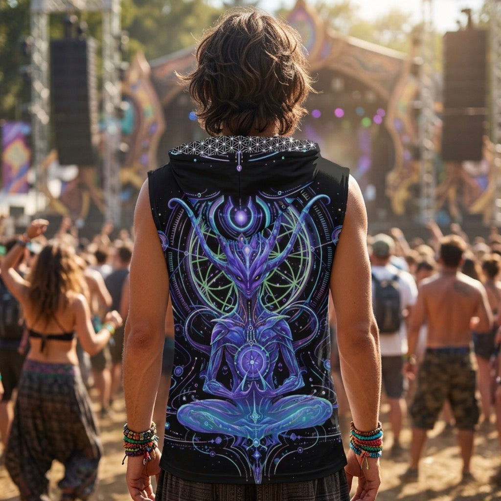 Sleeveless Pullover Hoodie | Summon of Light