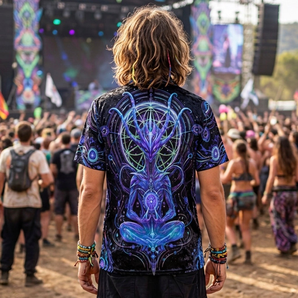 Crushed Velvet Polo Shirt | Summon of Light