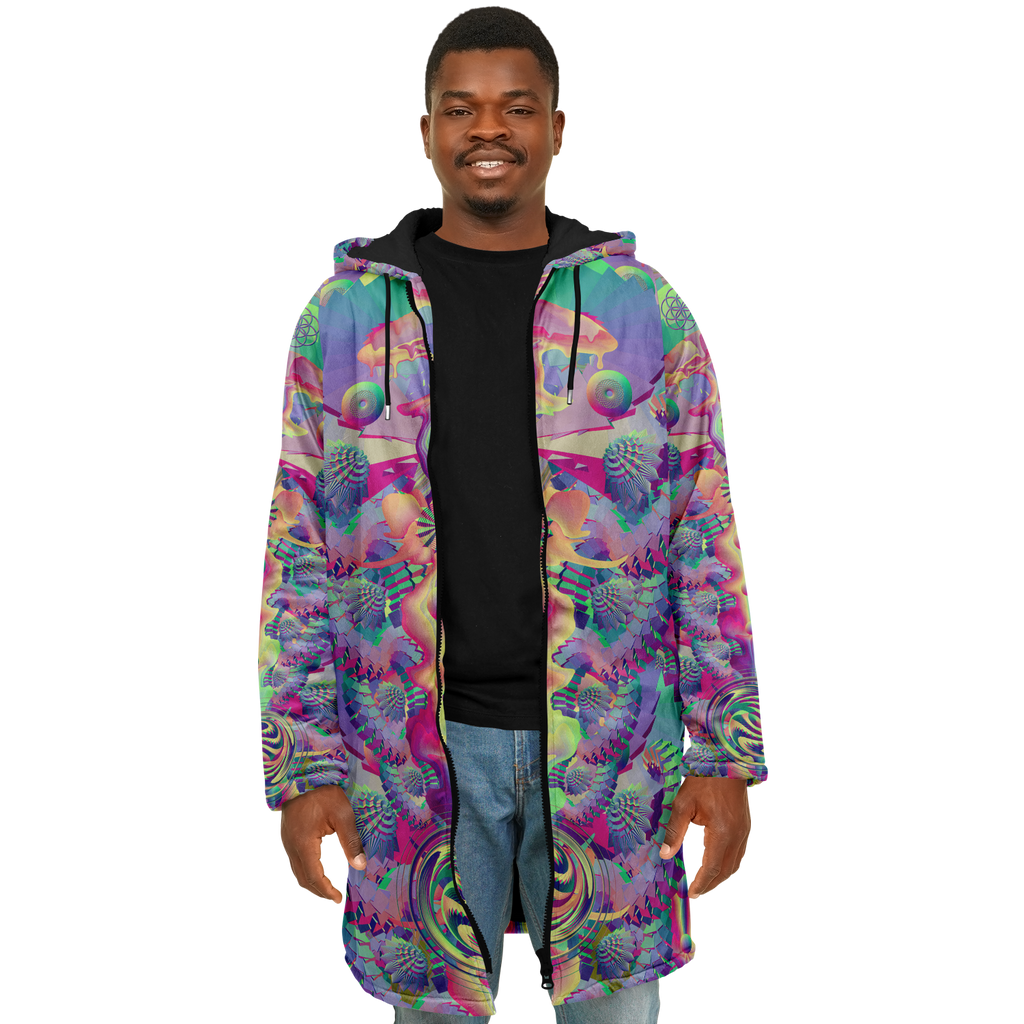 Cloak | Shroom Flower of Life Pastel Rainbow