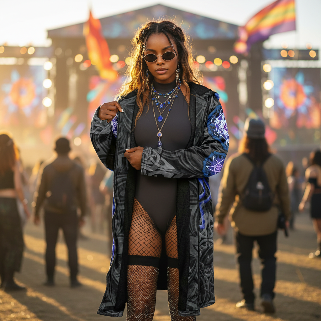 Angel Catcher Blue Festival Cloak