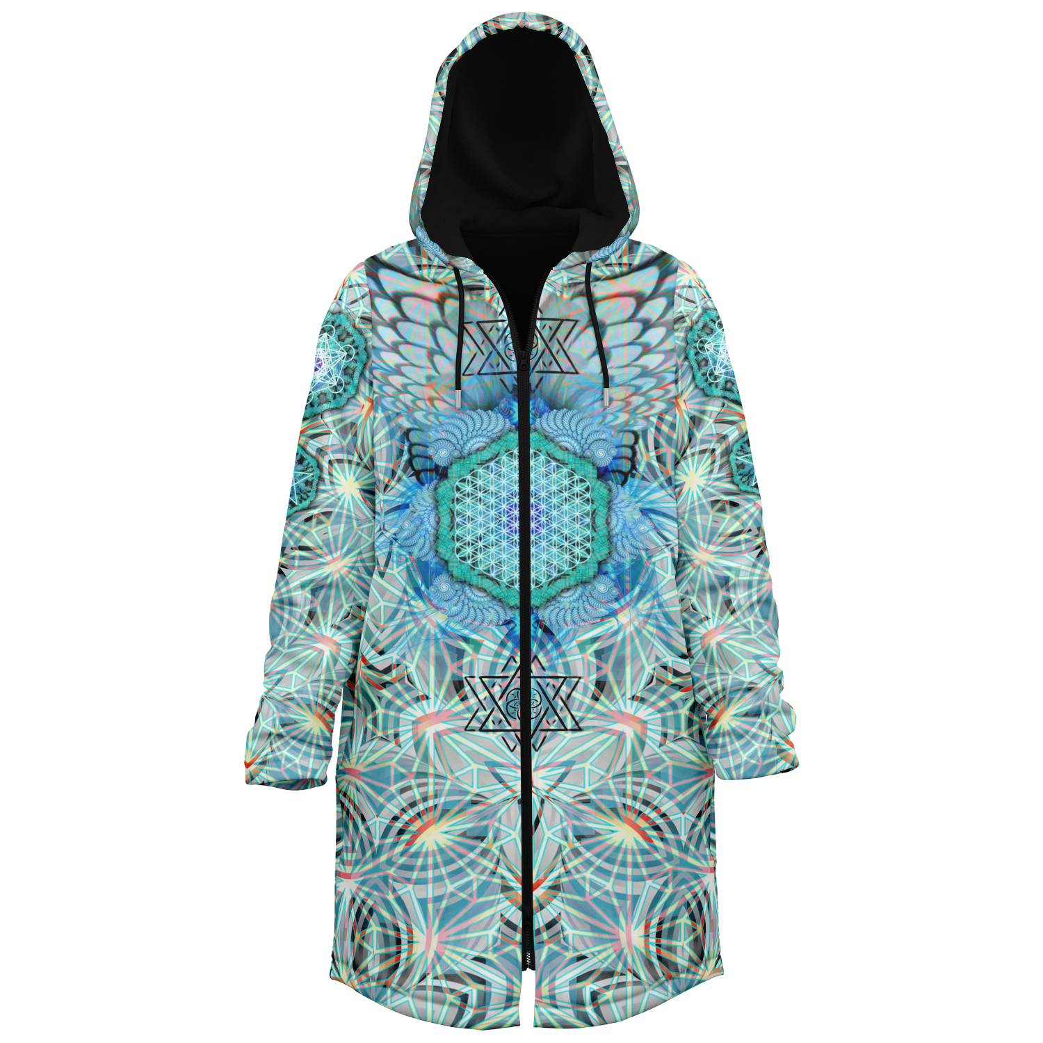 Angel Catcher Light Teal Women's Festival Cloak