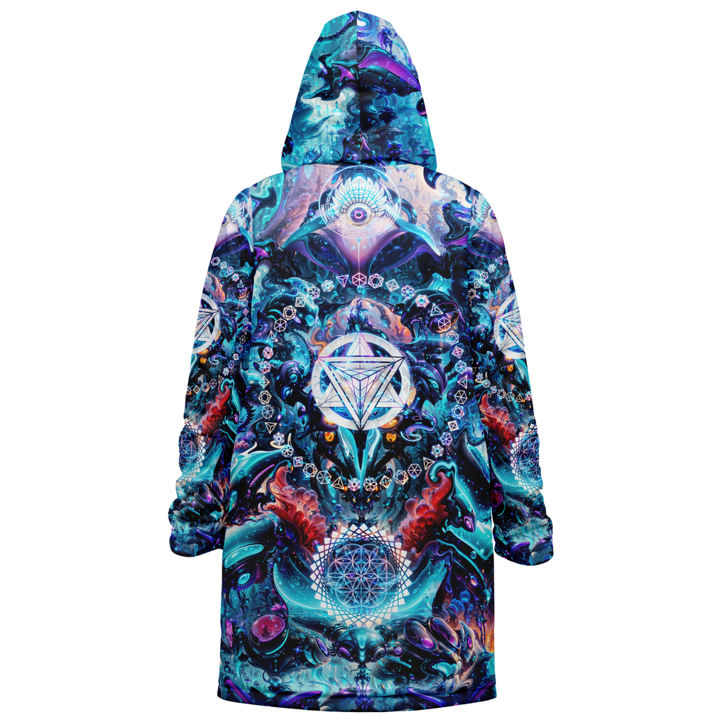 Alien Cyberpunk Mech Men's Festival Cloak
