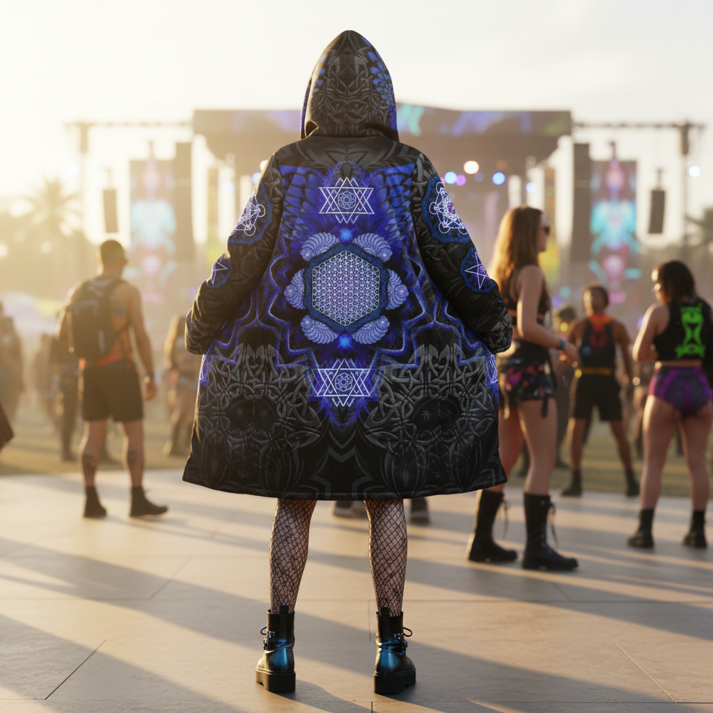 Angel Catcher Blue Festival Cloak