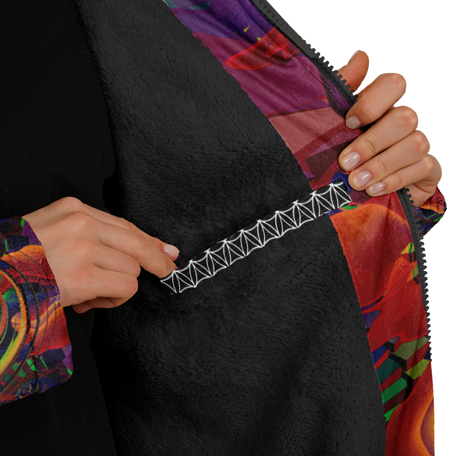 Cloak | Shroom Flower of Life Ultra Rainbow