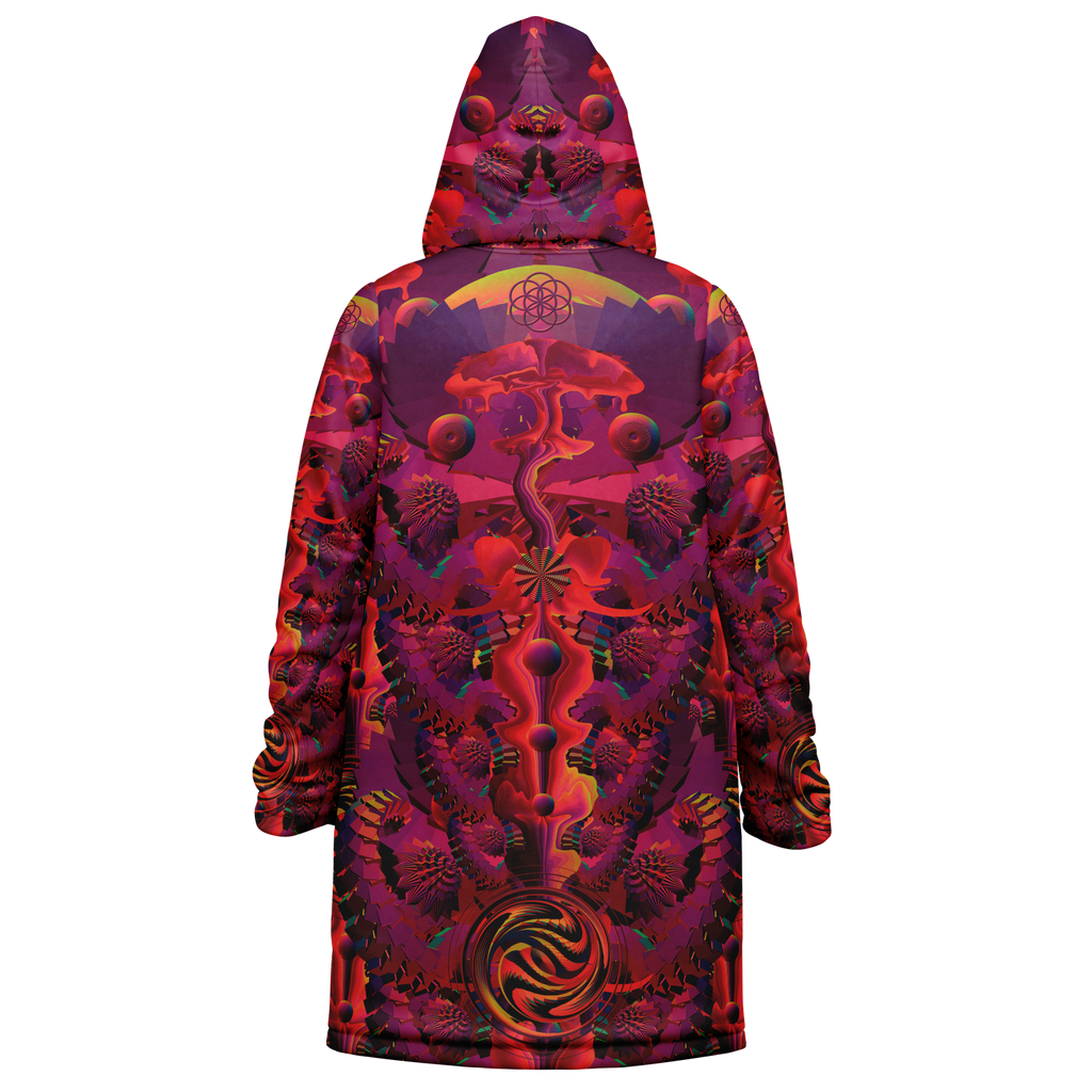Cloak | Shroom Flower of Life Red