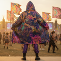 Liquified Abyss Men's Festival Cloak