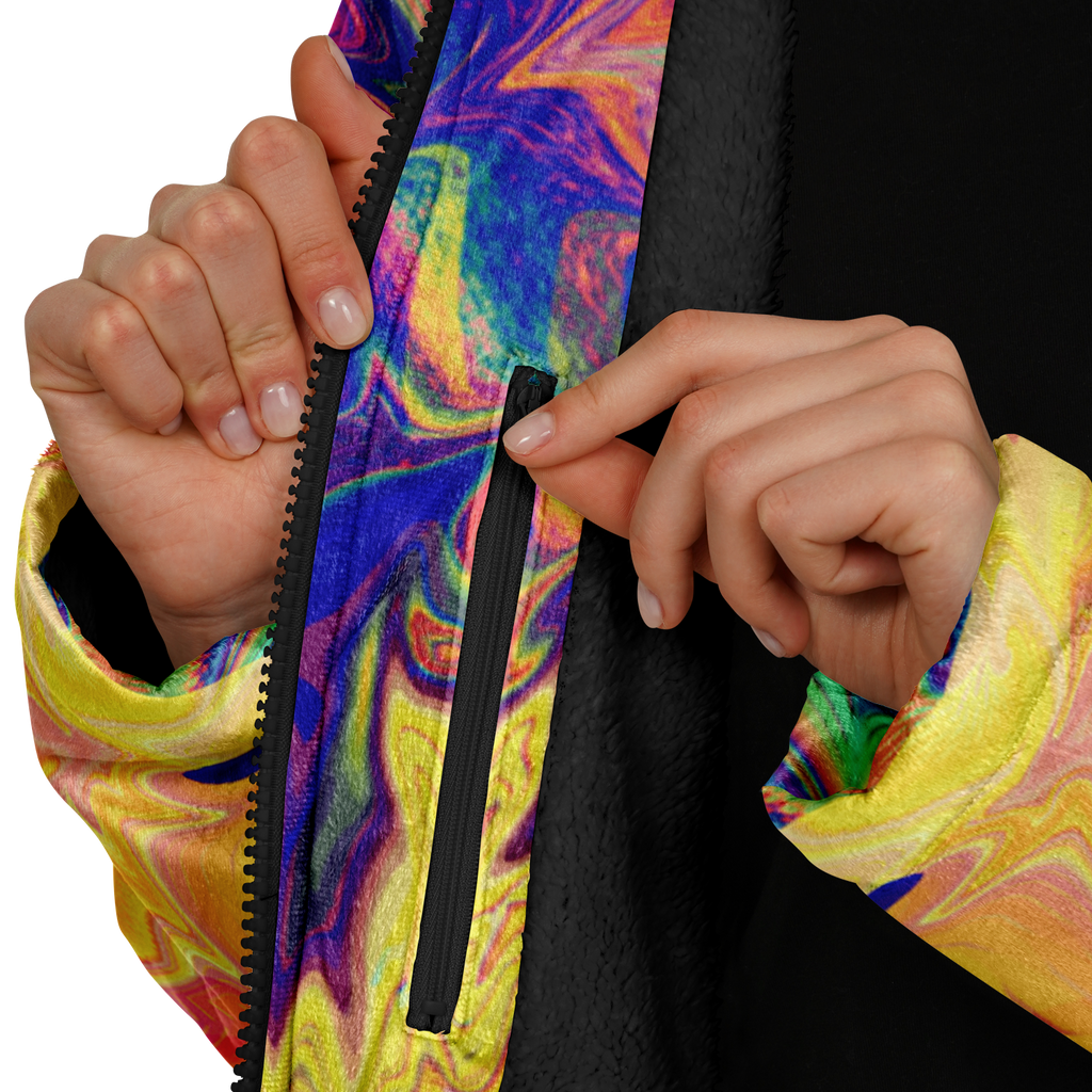 Windowpane Men's Festival Cloak