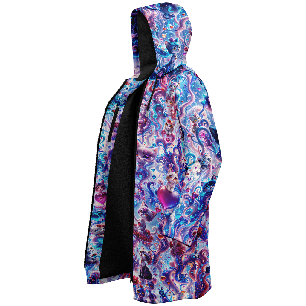 Valentine Day Cats Women's Festival Cloak