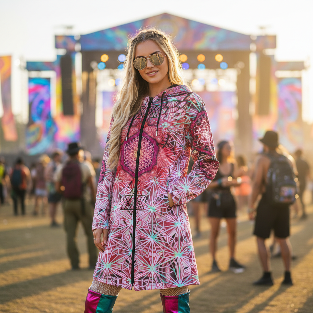 Angel Catcher Light Red Festival Cloak