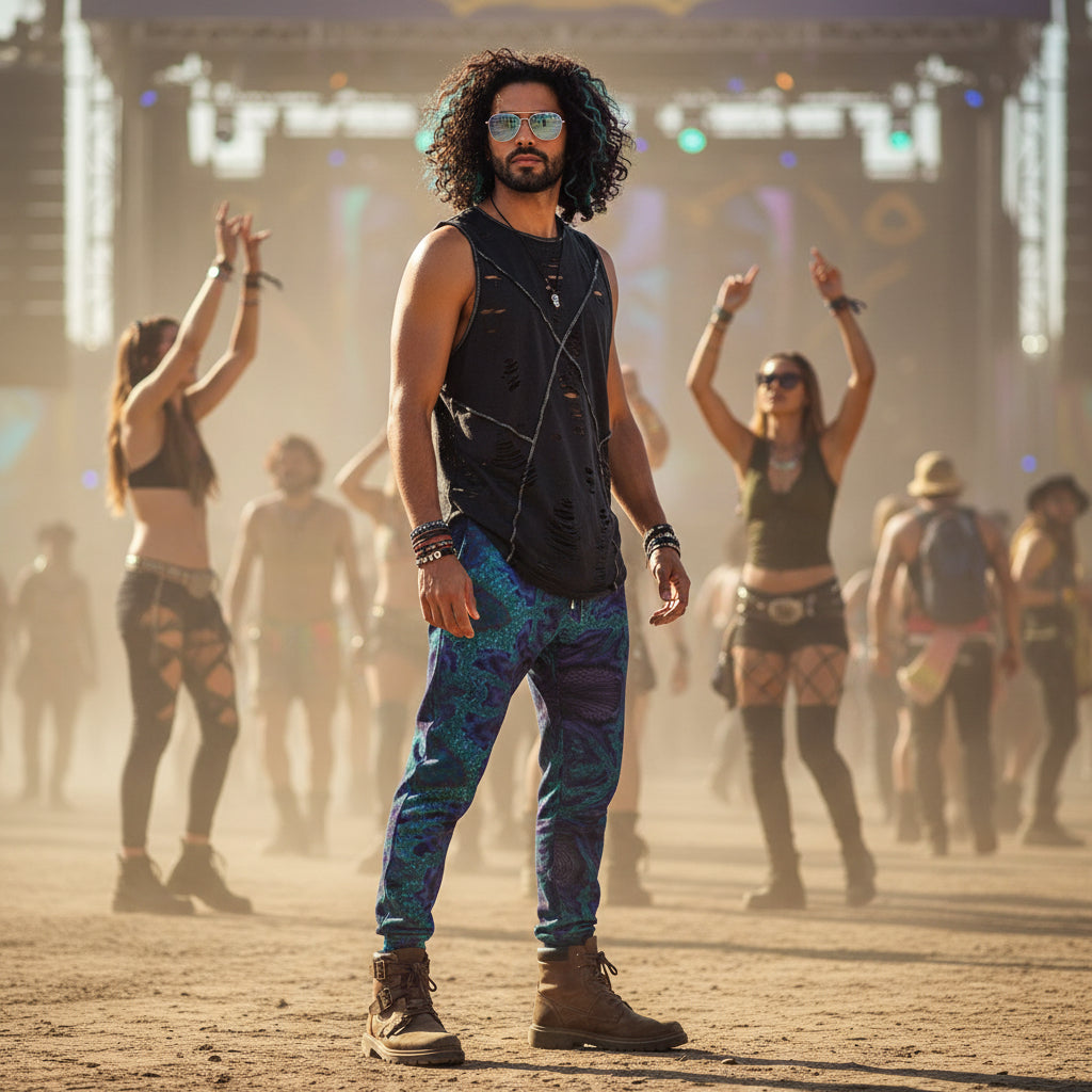 Joggers | Feathery Fractal