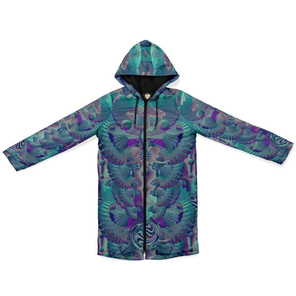 Cloak | Shroom Flower of Life Teal