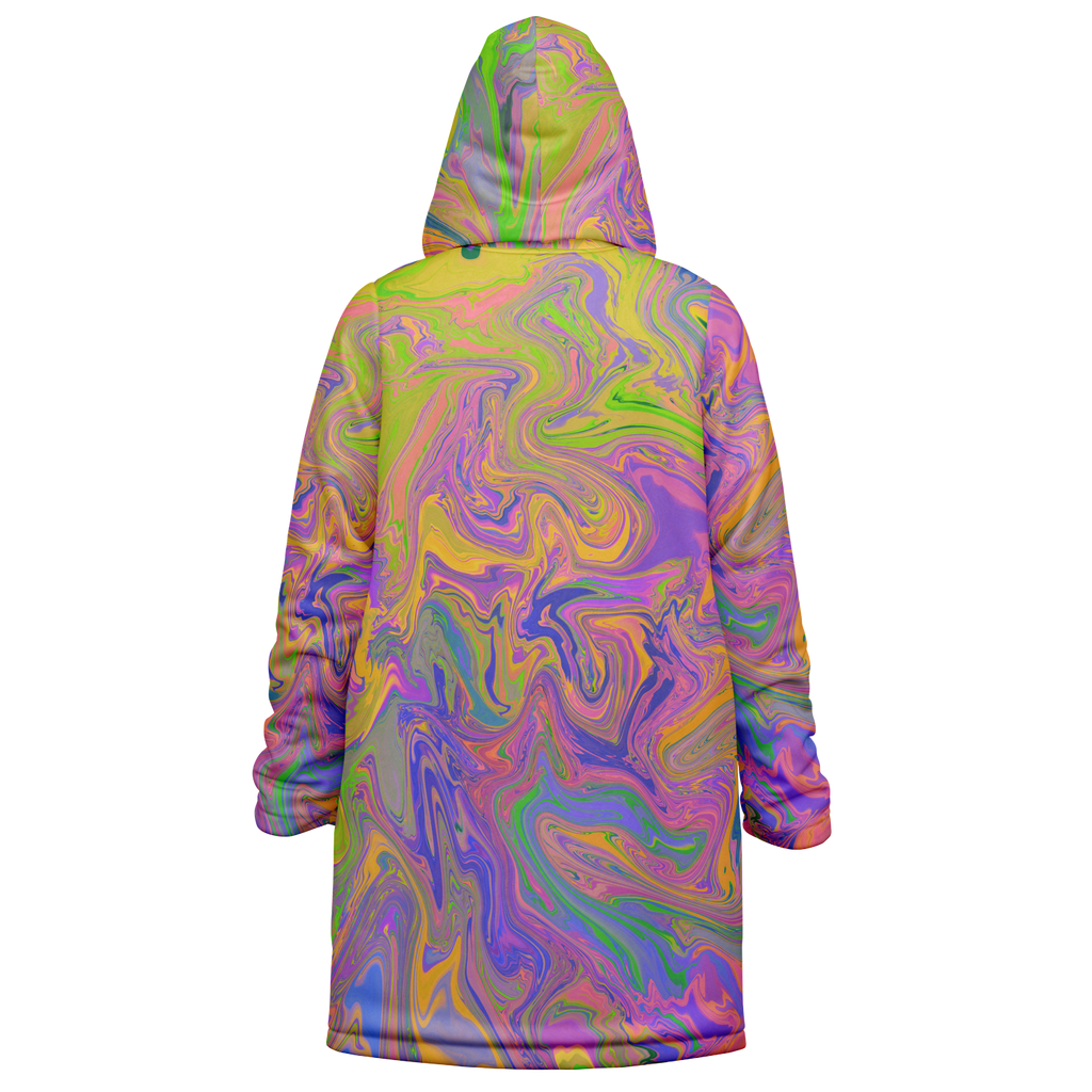 Psy Trance Men's Festival Cloak back view with rave culture