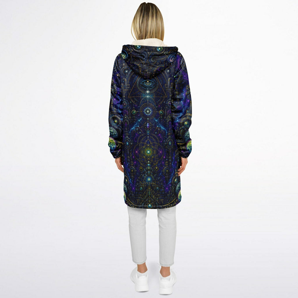 Celestial Tempe White Zipper Cloak