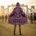 Dream Weaver Red Women's Festival Cloak