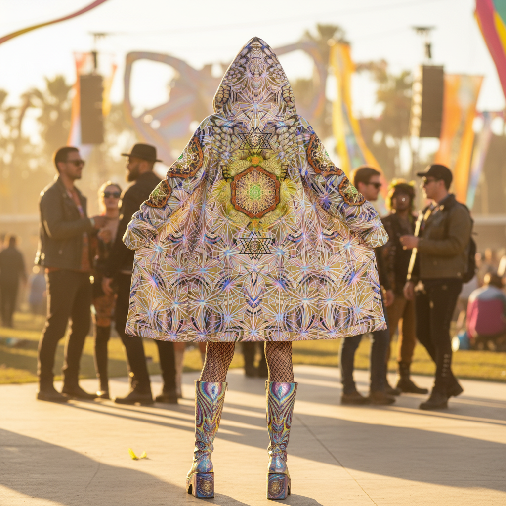 Angel Catcher Light Yellow Women's Festival Cloak