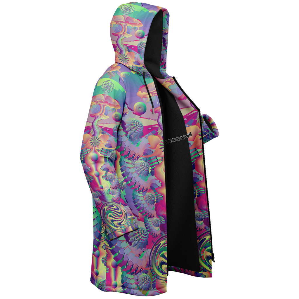 Cloak | Shroom Flower of Life Pastel Rainbow