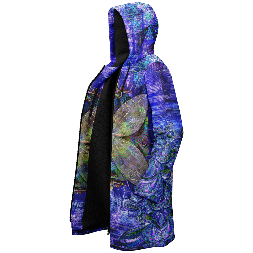 Temple Of Horus Men's Festival Cloak detail view with alternative fashion