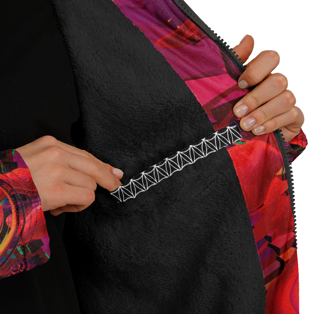 Cloak | Shroom Flower of Life Red