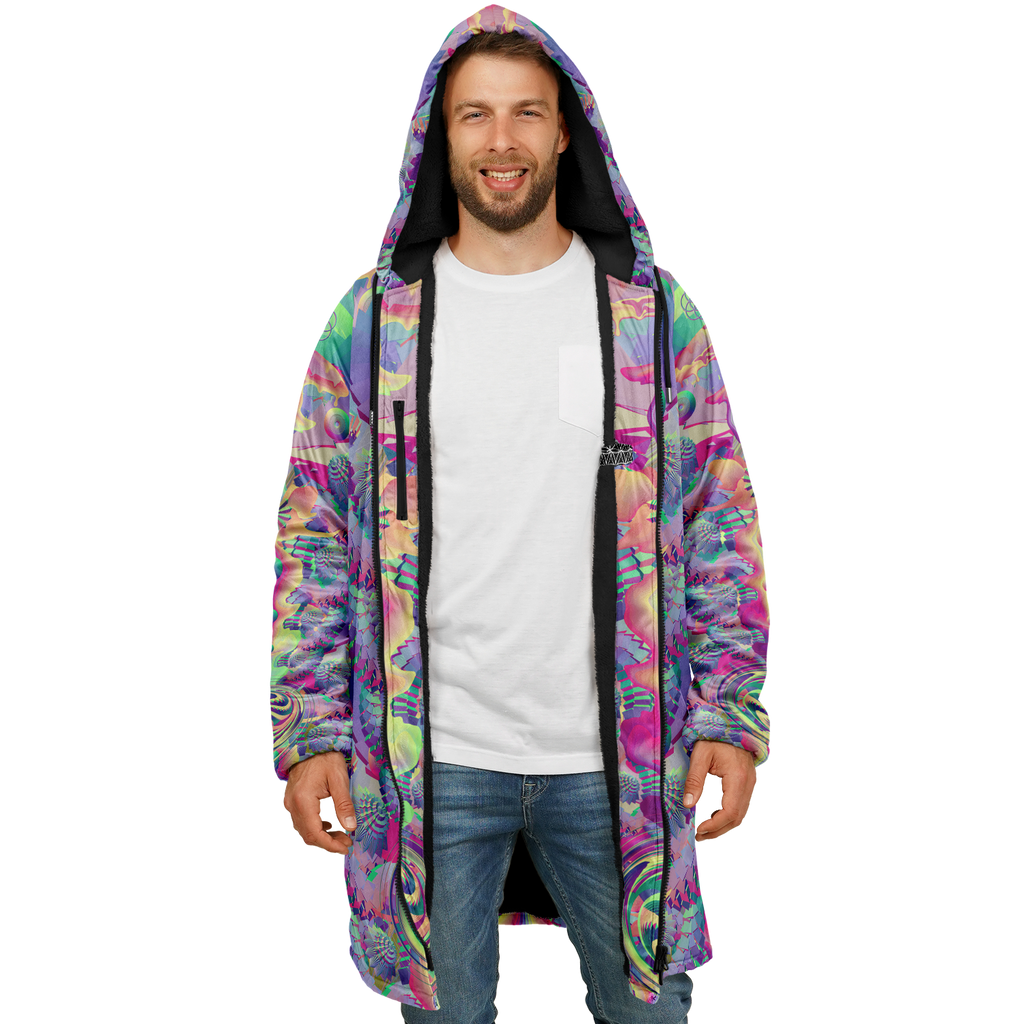 Cloak | Shroom Flower of Life Pastel Rainbow
