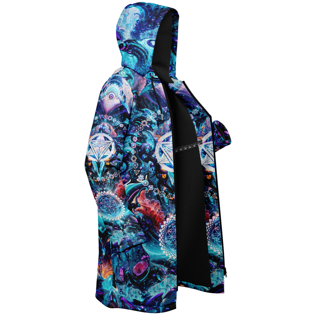 Alien Cyberpunk Mech Men's Festival Cloak