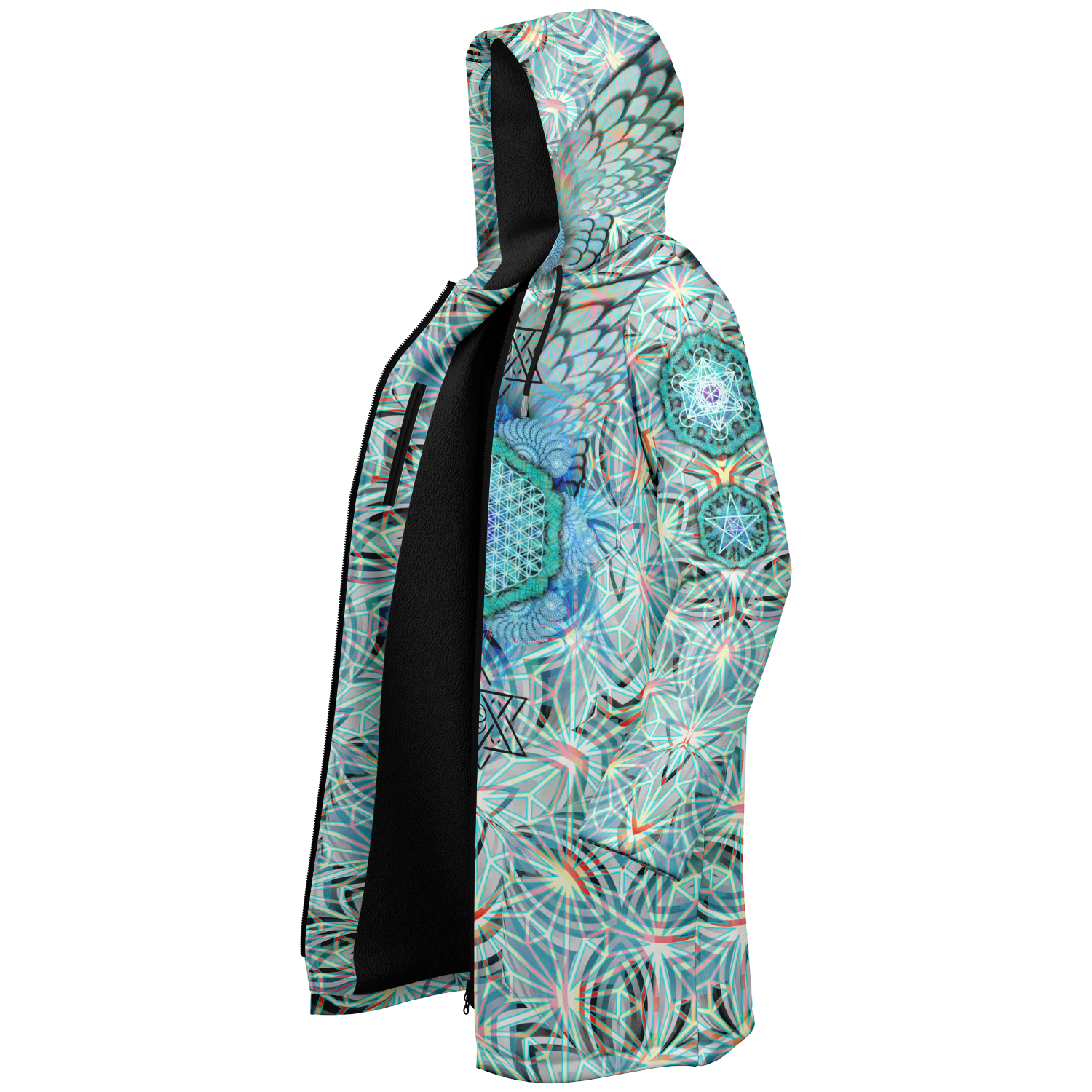 Angel Catcher Light Teal Women's Festival Cloak
