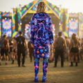 Cosmic Space Cats Women's Festival Cloak