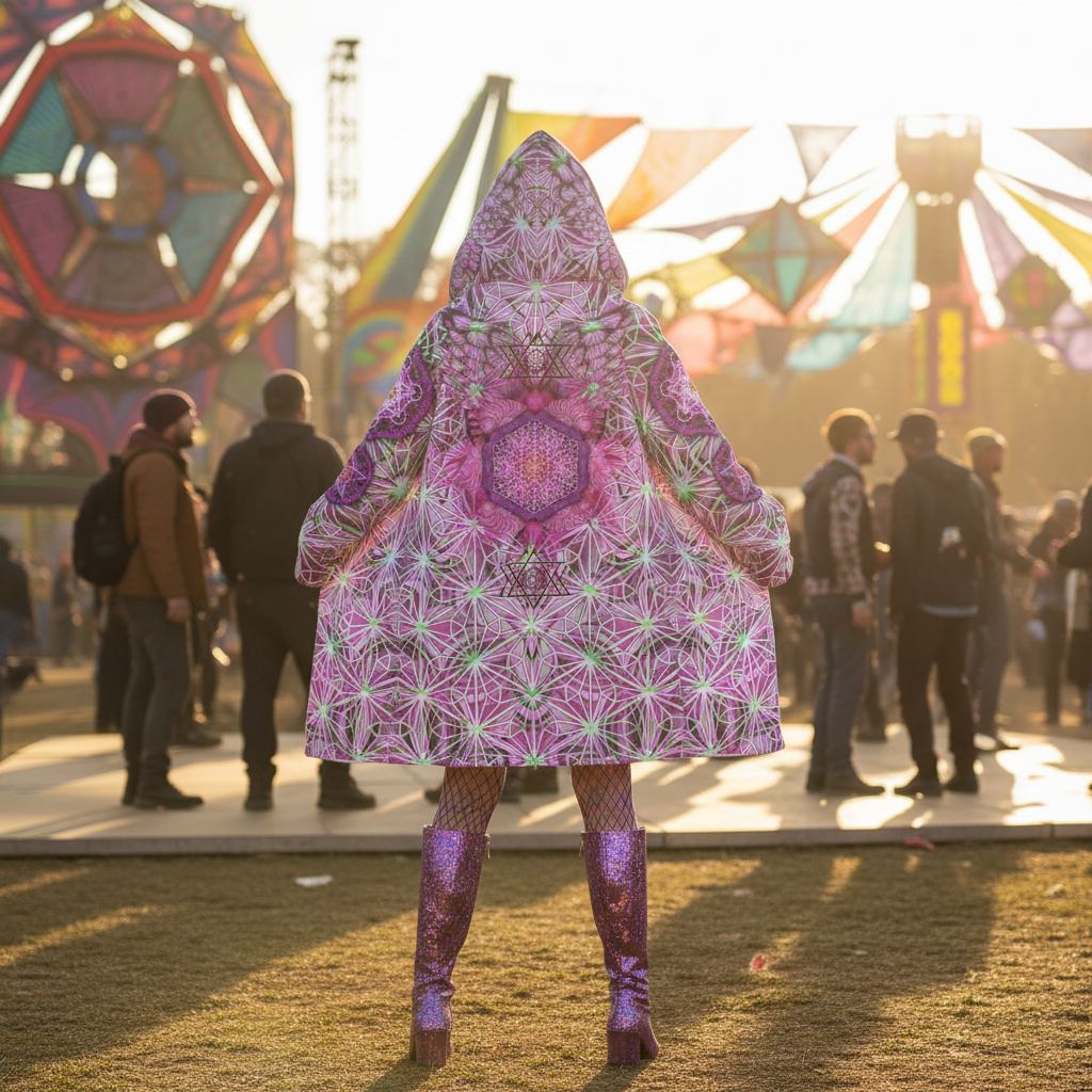 Angel Catcher Light Pink Women's Festival Cloak