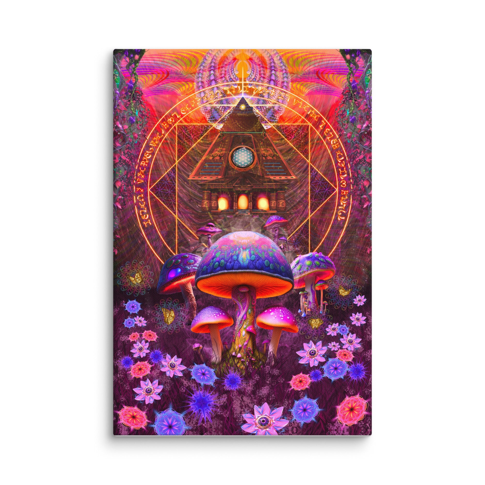 “Shroom Rx”, ORIGINAL PAINTING, 24” x 36” Acrylic on Canvas by Magus Fawn