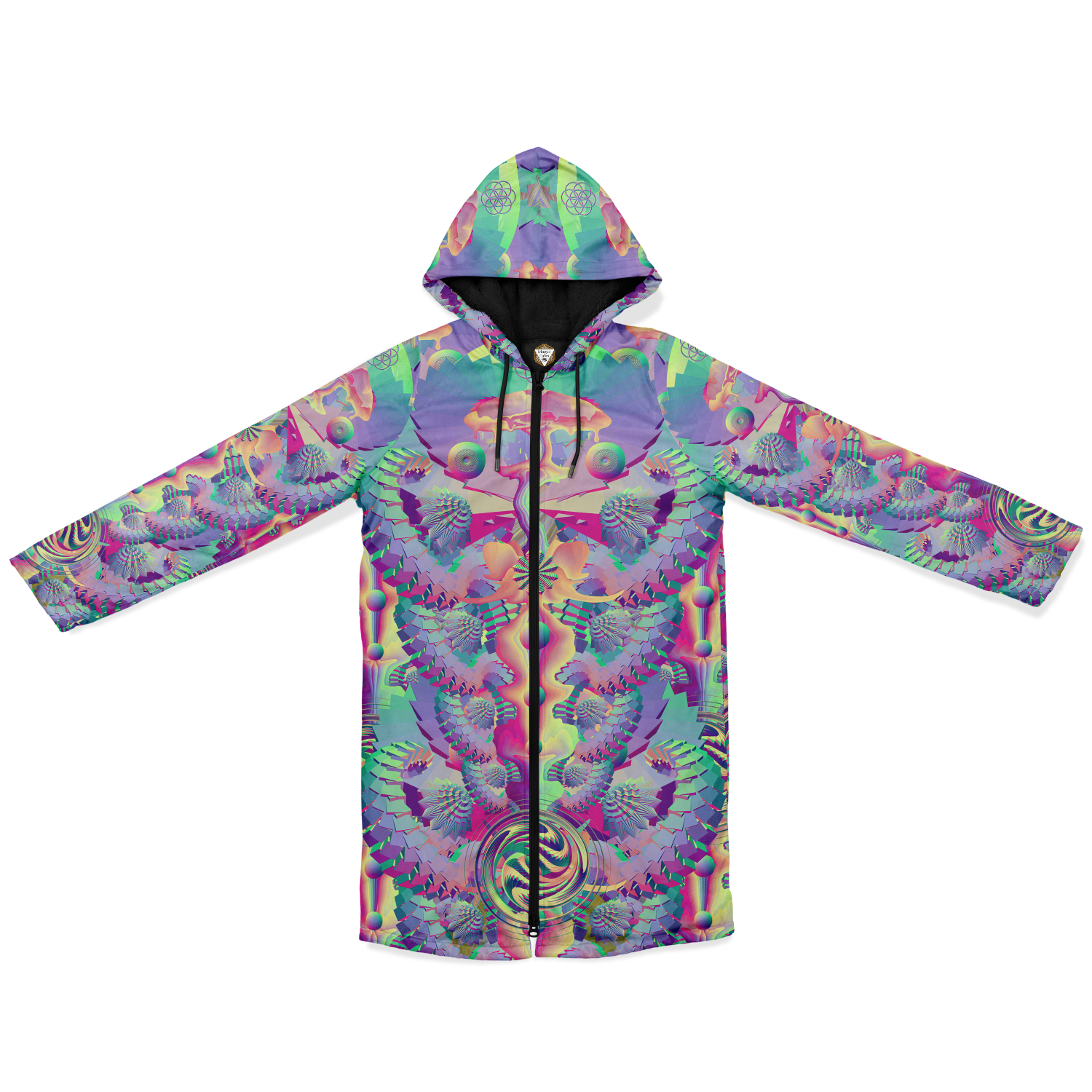 Cloak | Shroom Flower of Life Pastel Rainbow