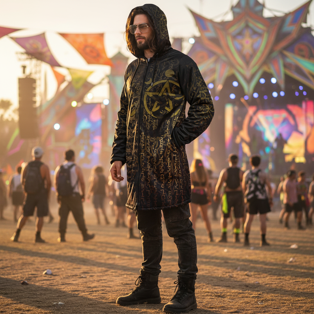 Enochian Vision Gold Men's Festival Cloak