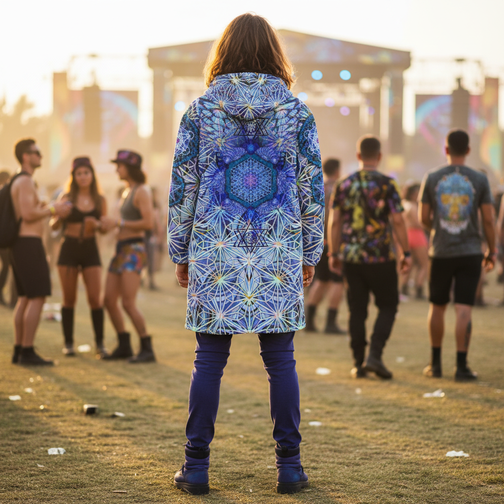 Angel Catcher Light Blue Men's Festival Cloak