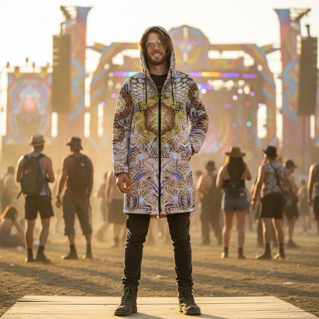 Angel Catcher Light Yellow Men's Festival Cloak