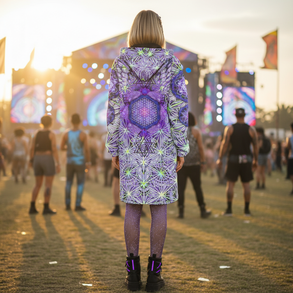 Angel Catcher Light Purple Women's Festival Cloak
