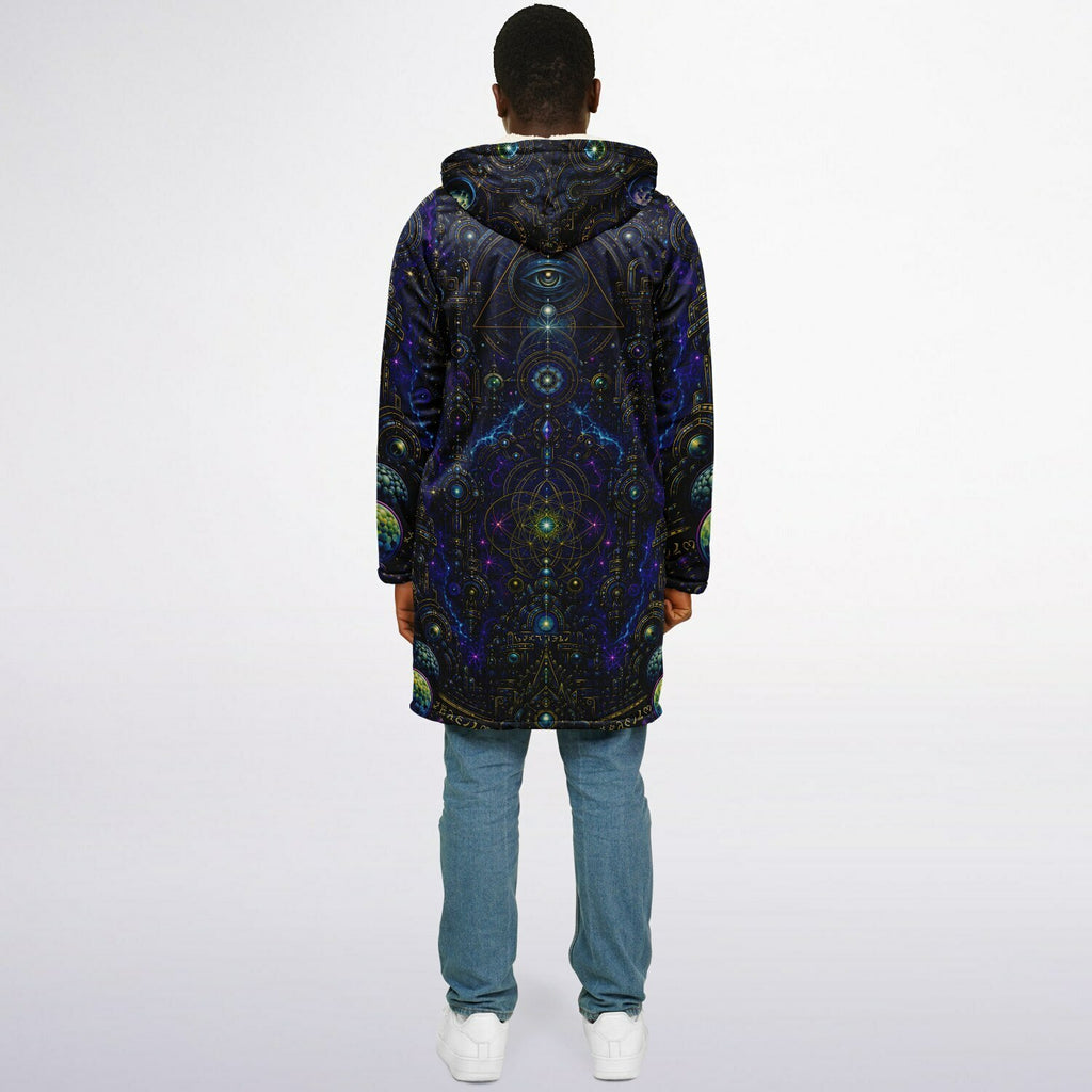 Celestial Tempe White Zipper Cloak