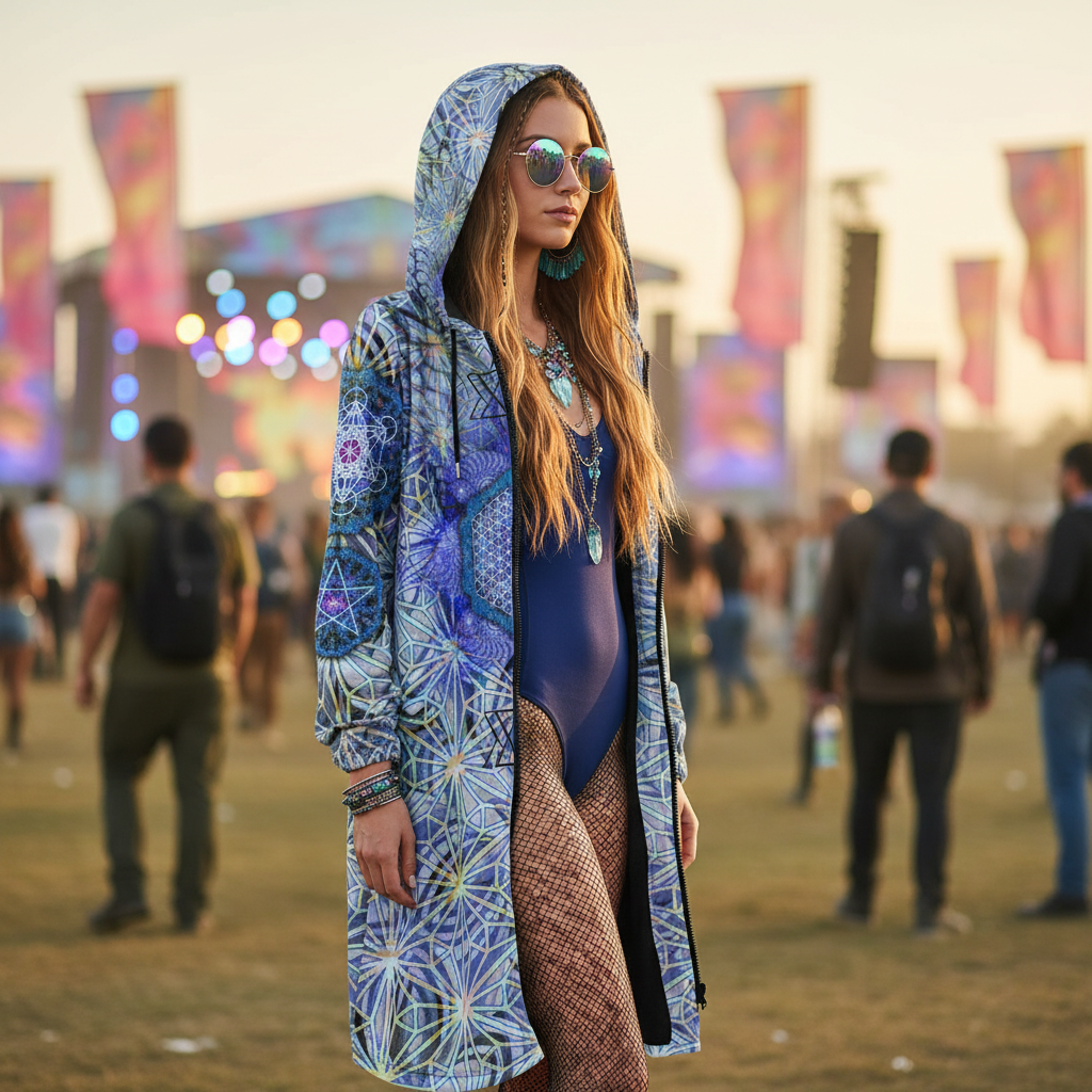 Angel Catcher Light Blue Festival Cloak
