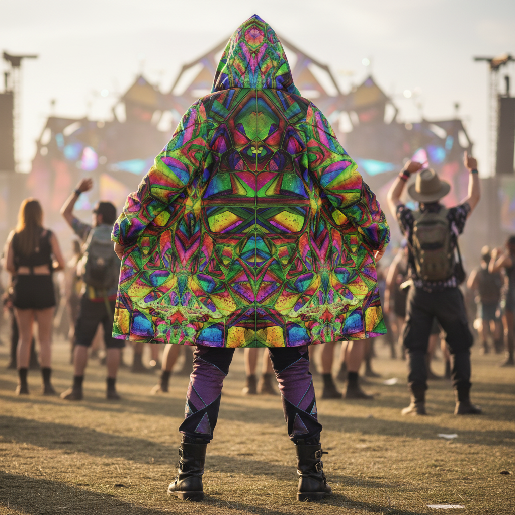 Crystalline Forest Men's Festival Cloak