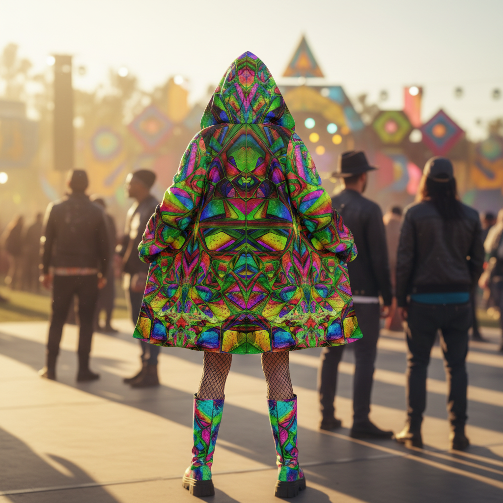Crystalline Forest Women's Festival Cloak