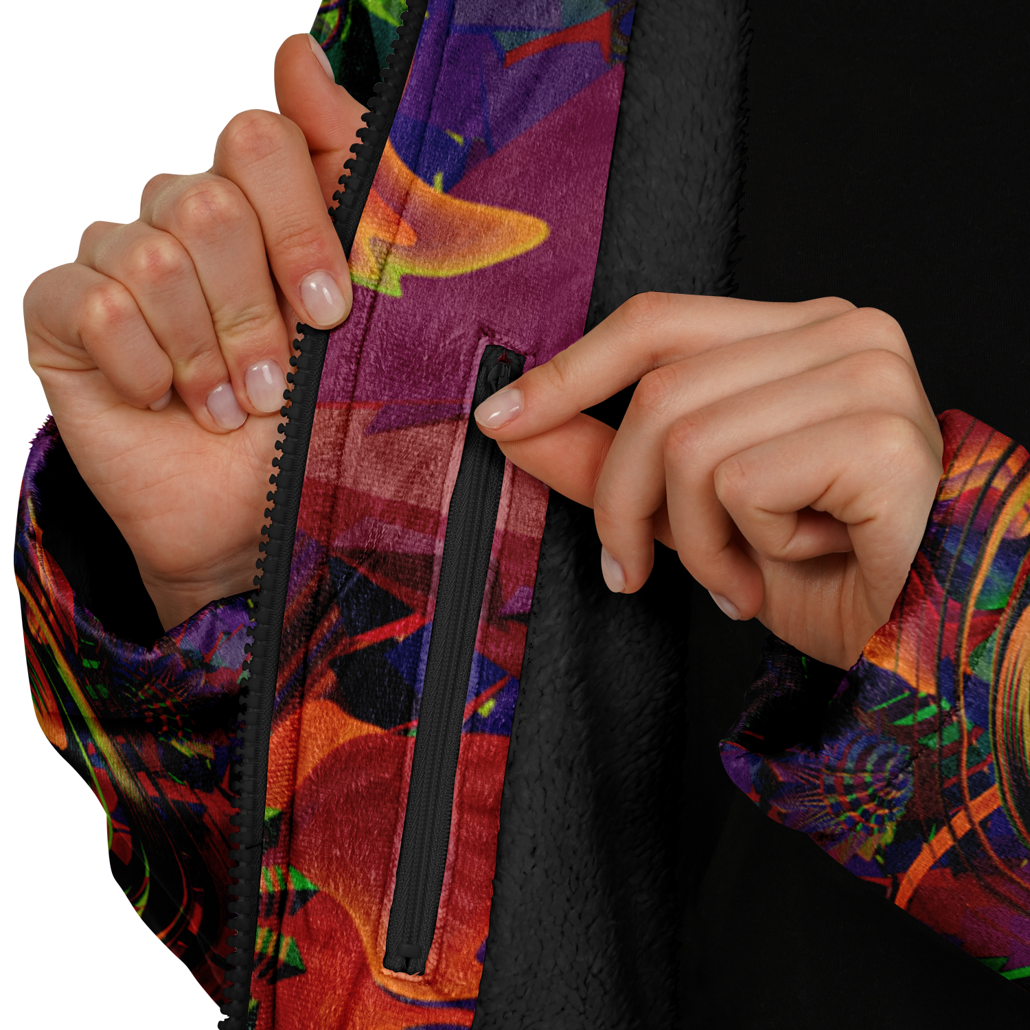 Cloak | Shroom Flower of Life Ultra Rainbow