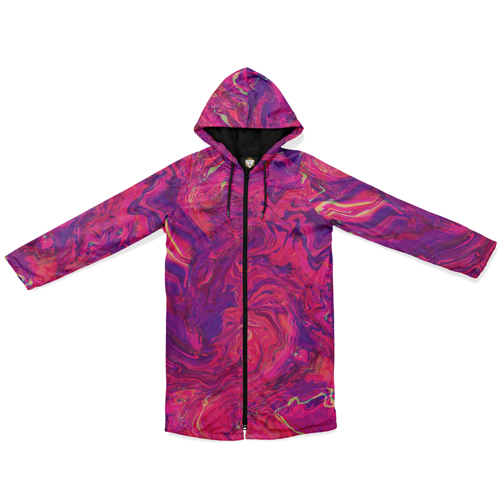 Pink Acid Oasis Women's Festival Cloak