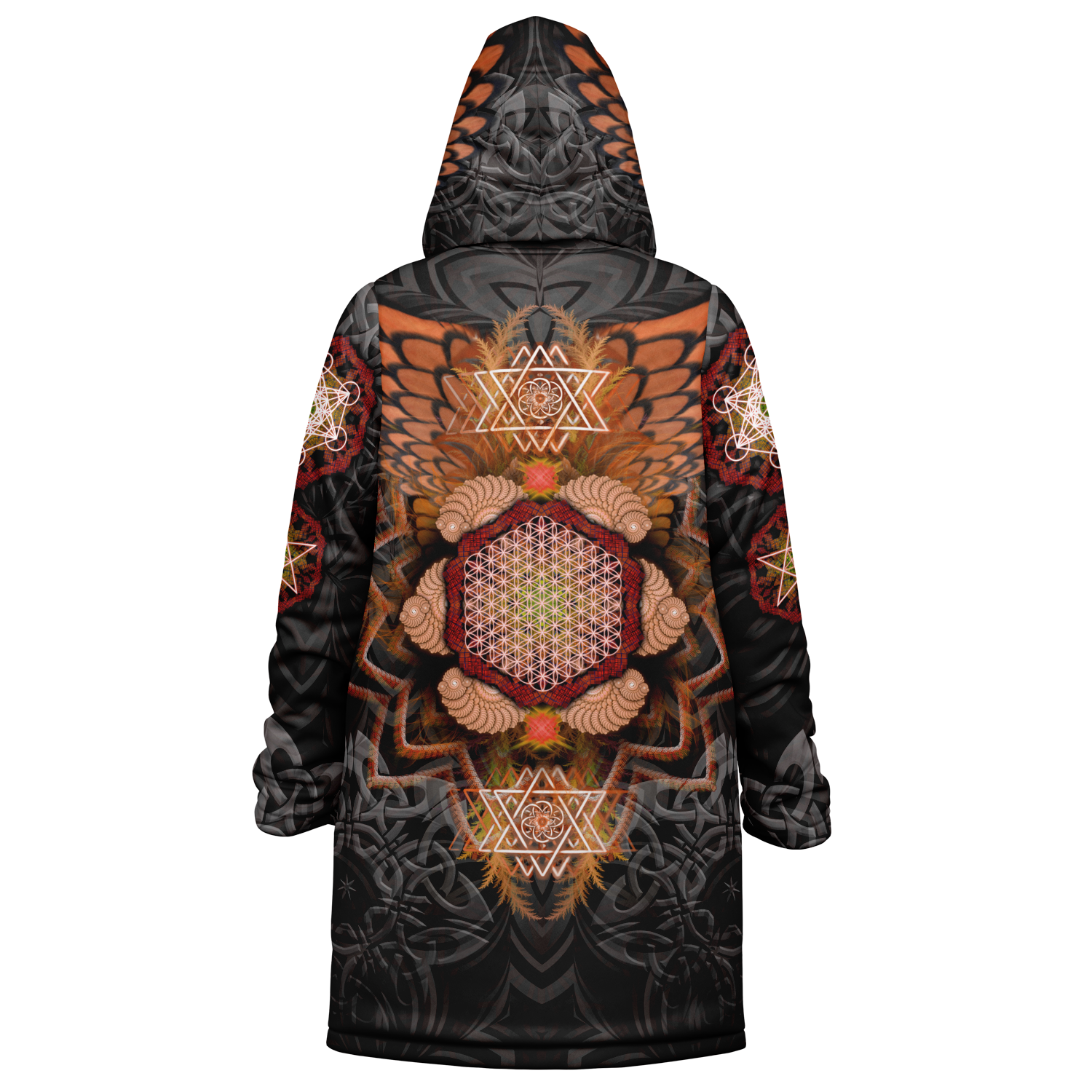 Angel Catcher Orange Men's Festival Cloak