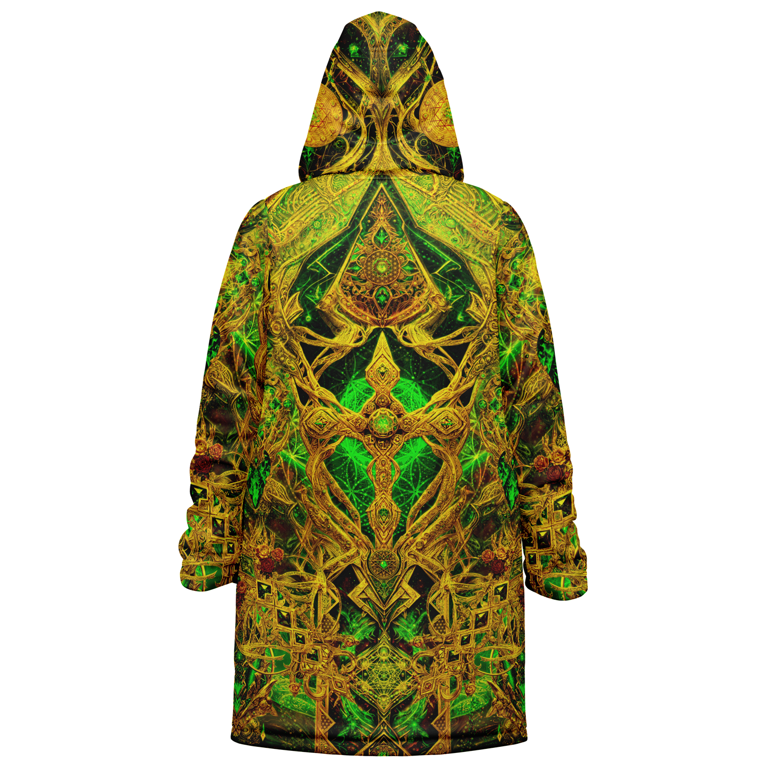 Cosmic Cross Yellow Women's Festival Cloak
