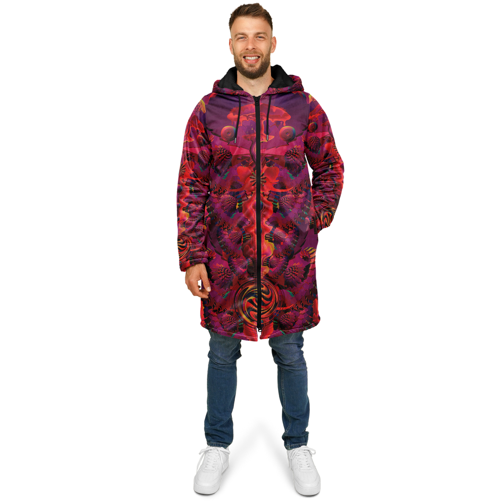 Cloak | Shroom Flower of Life Red