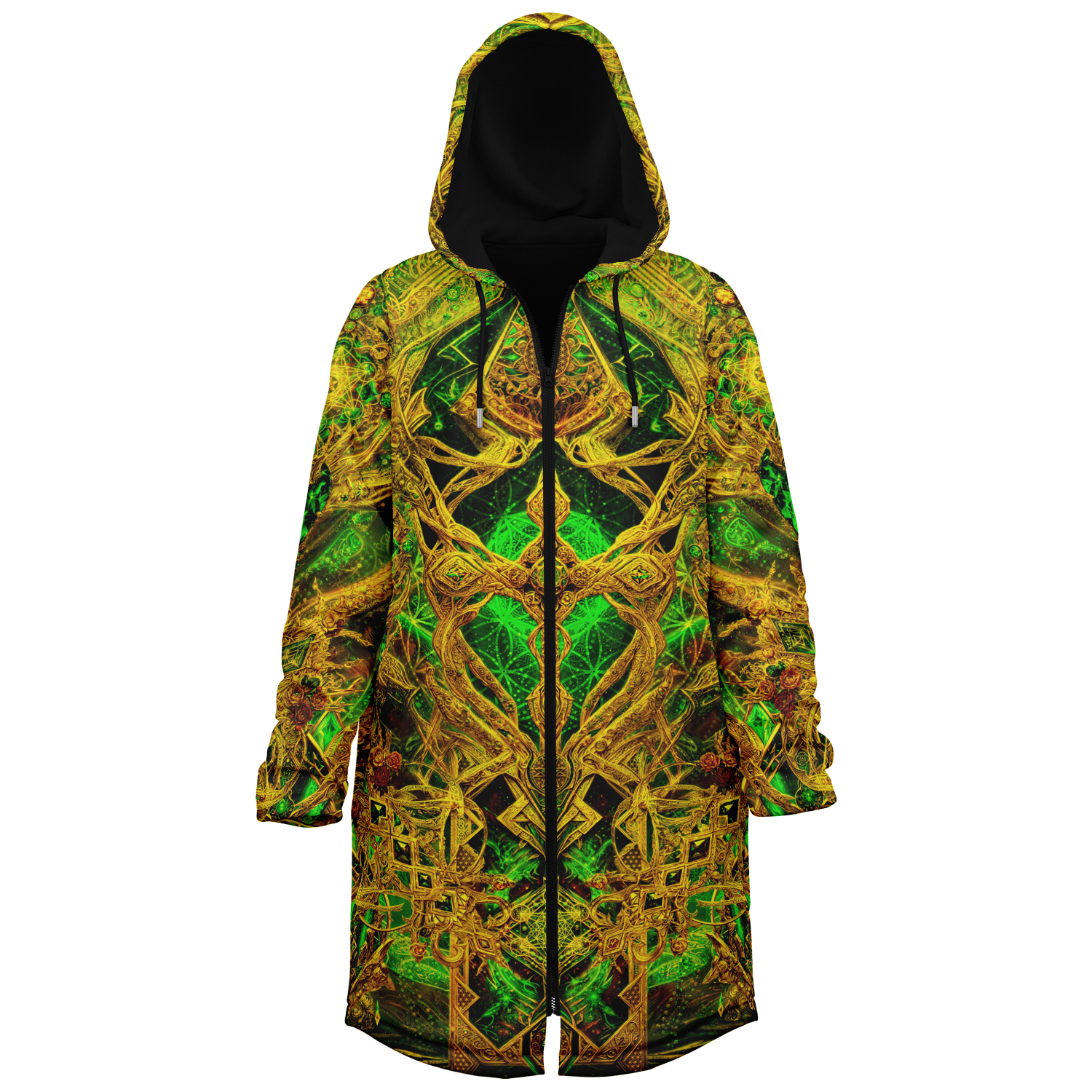 Cosmic Cross Yellow Women's Festival Cloak