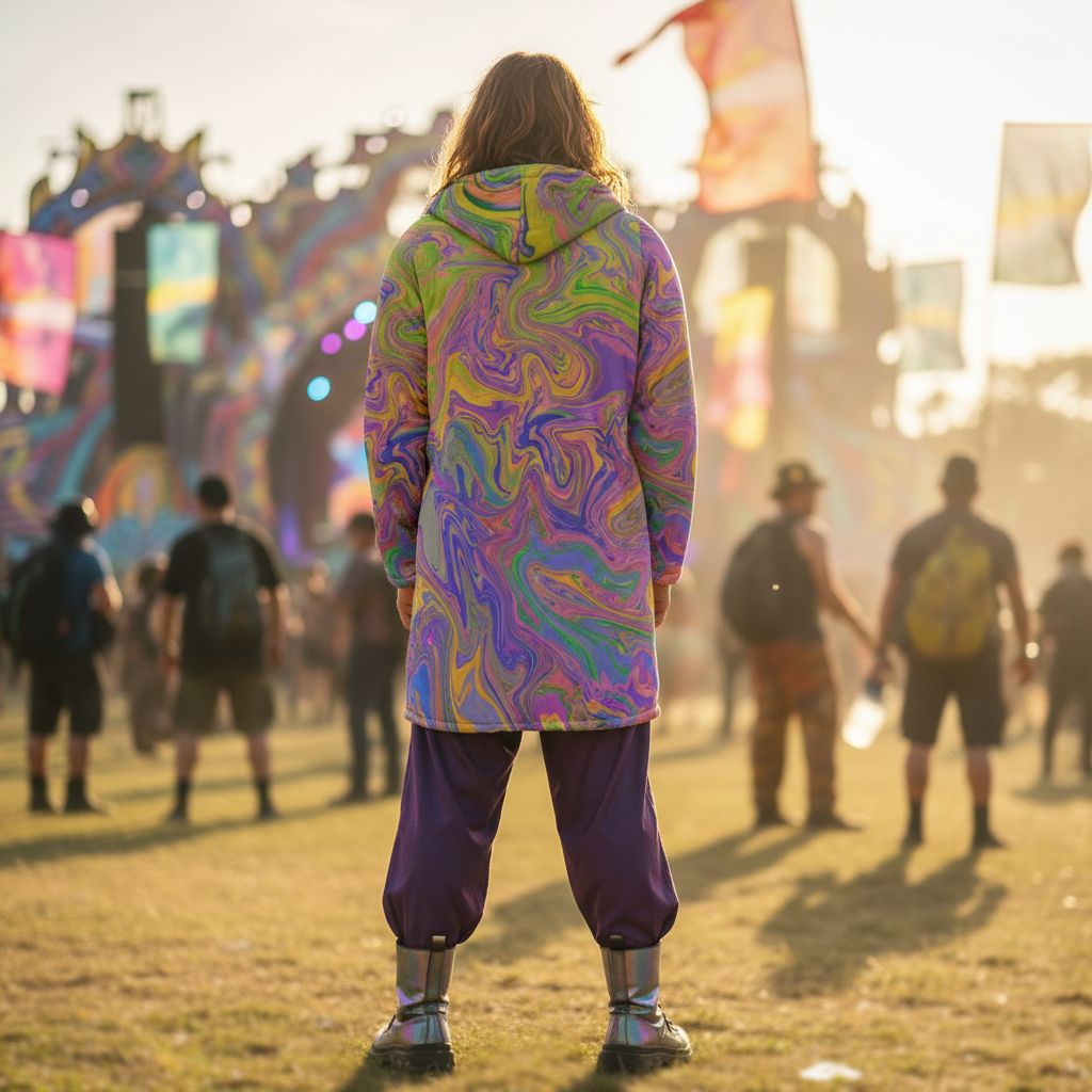 Psy Trance Men's Festival Cloak