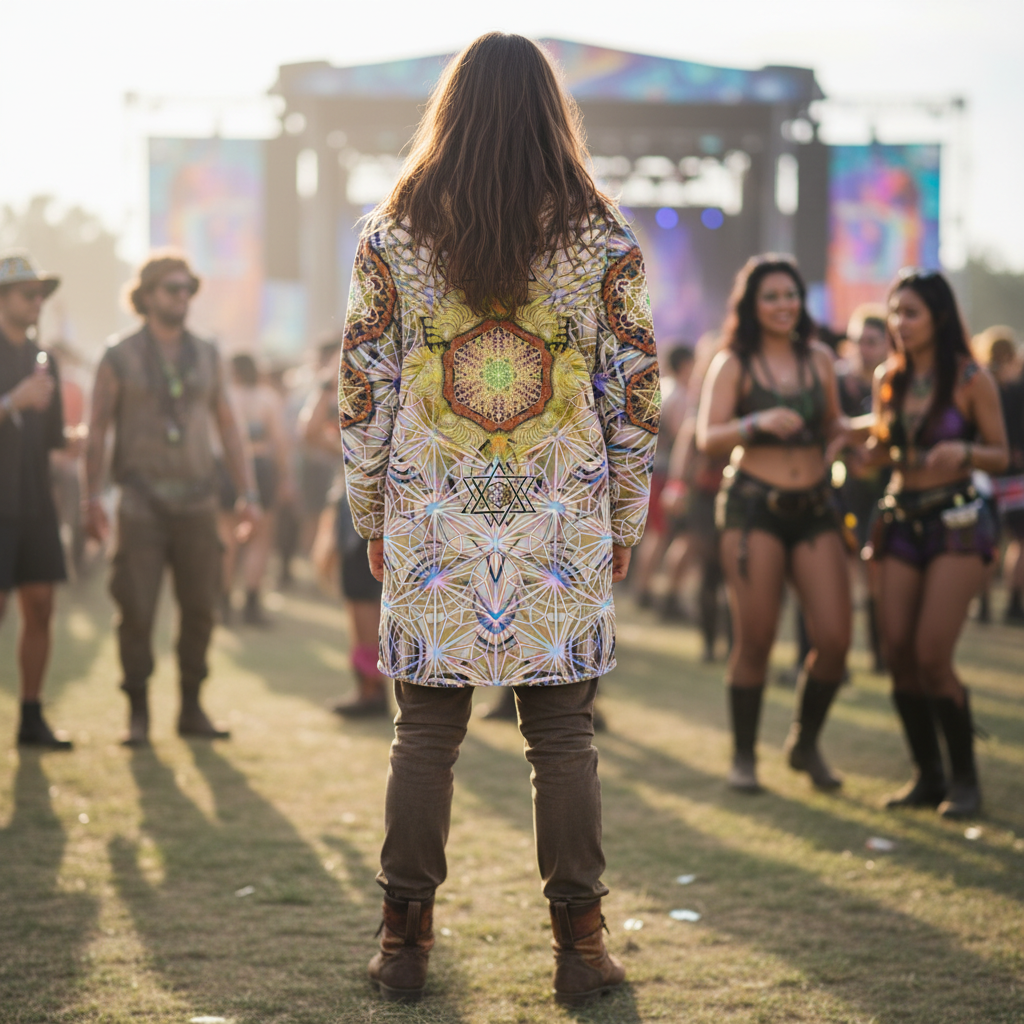 Angel Catcher Light Yellow Men's Festival Cloak