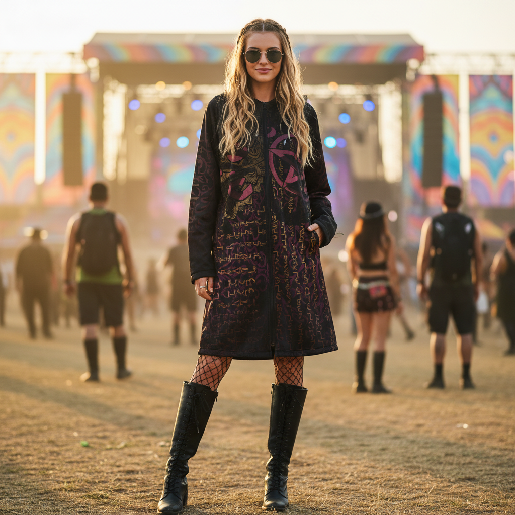 Enochian Vision Red Women's Festival Cloak