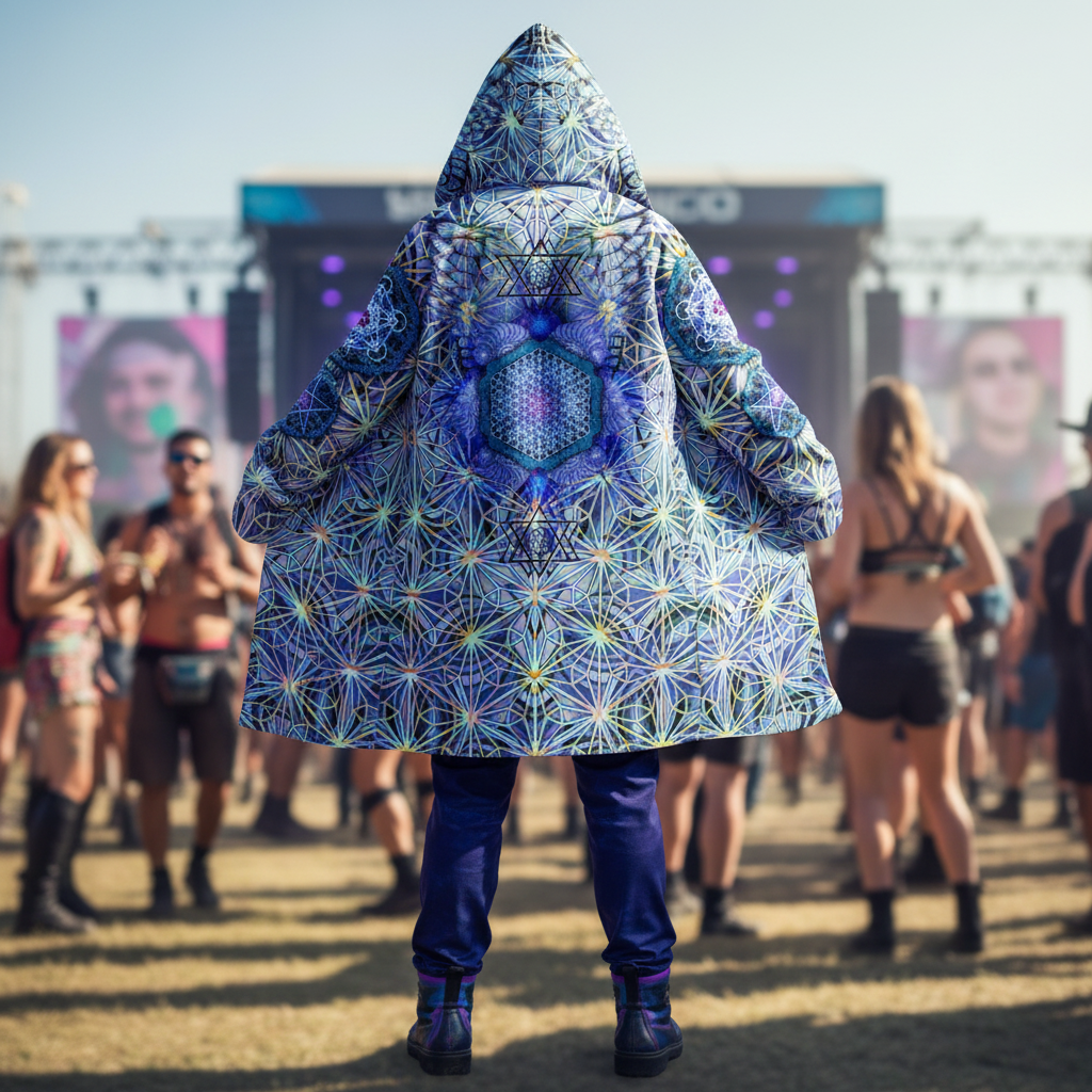 Angel Catcher Light Blue Men's Festival Cloak