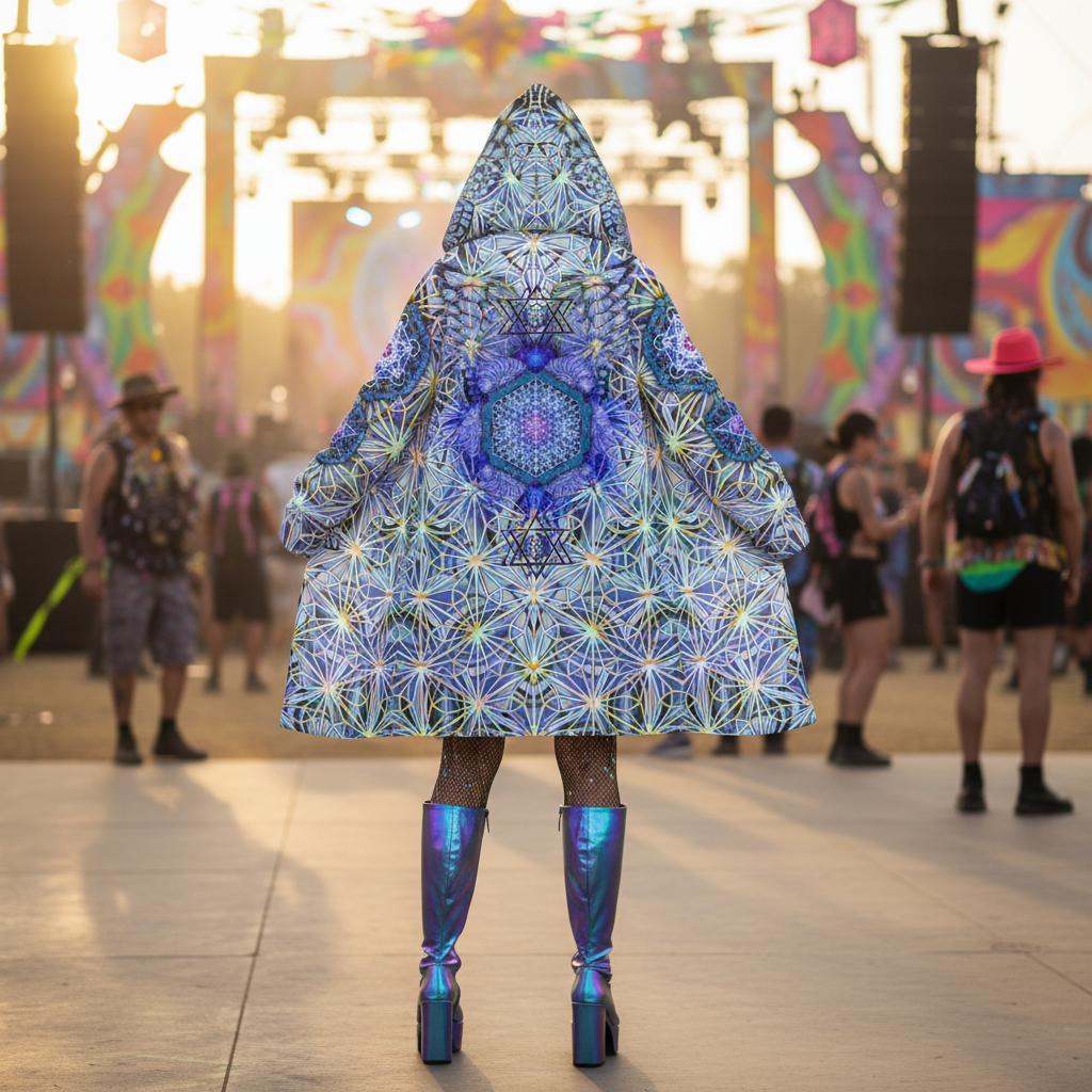 Angel Catcher Light Blue Festival Cloak