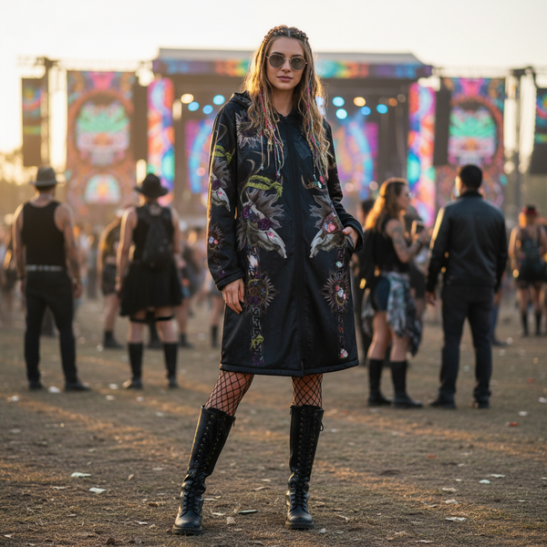Forest Wizard Women's Festival Cloak