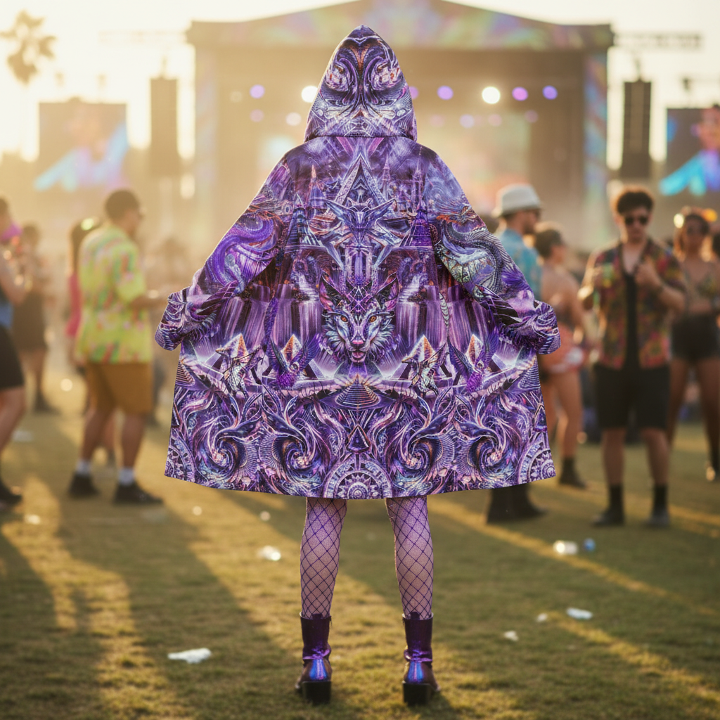 Dream Weaver Purple Festival Cloak